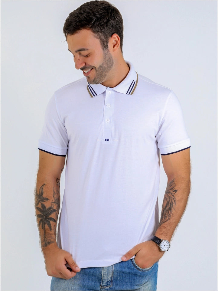 POLO ALGODÃO PENTEADO REF: 2010PAATU1