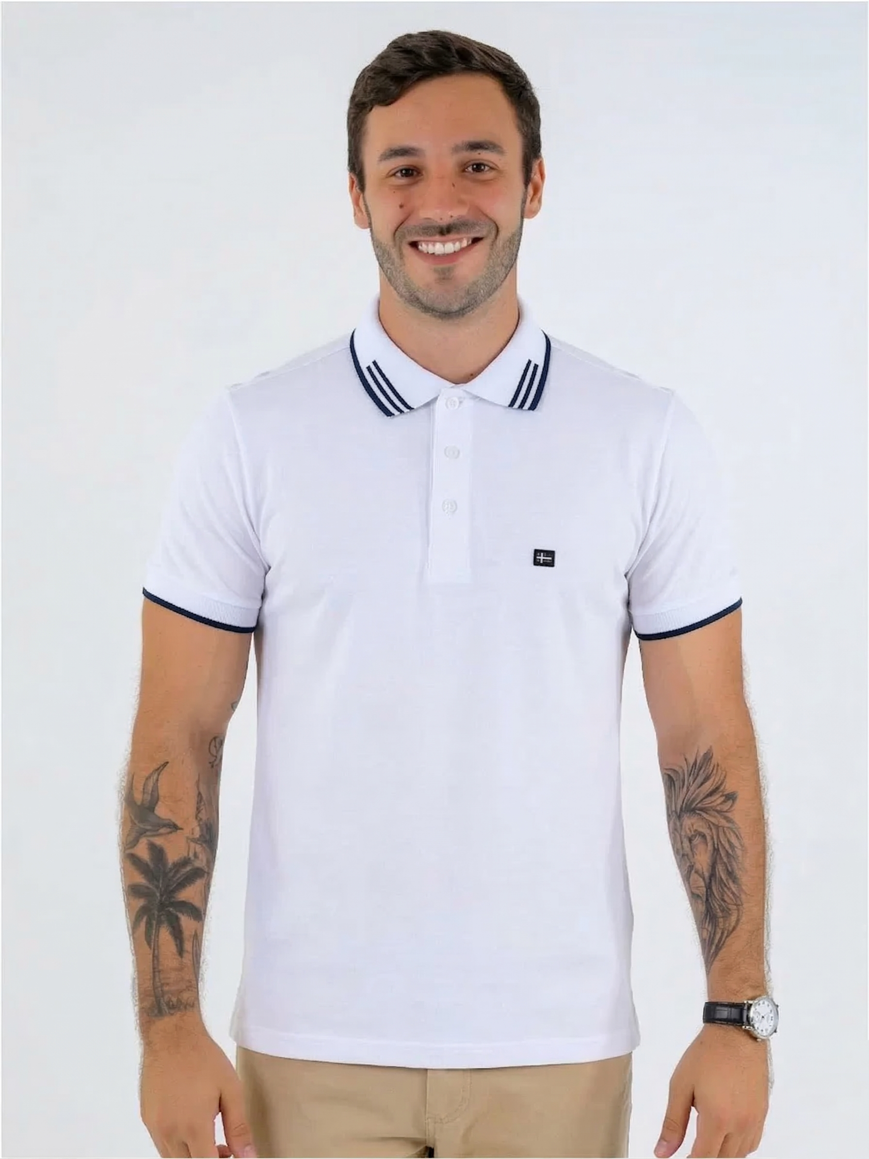 POLO ALGODÃO PENTEADO REF: 2004PAATU1