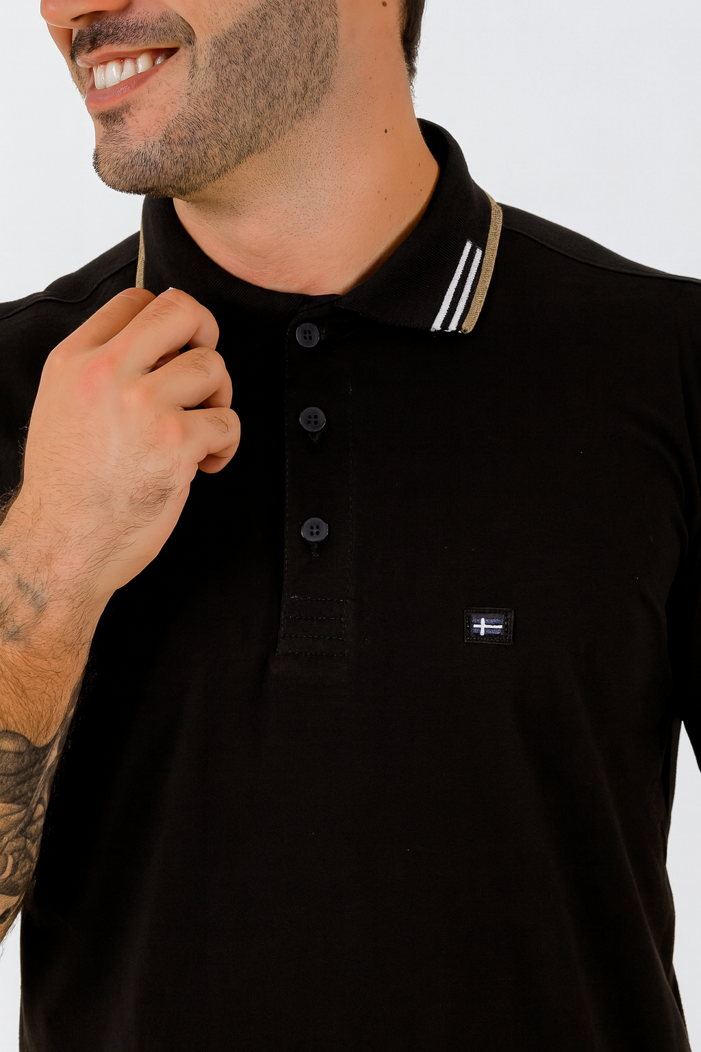 POLO ALGODÃO PENTEADO REF: 2004PAATU1