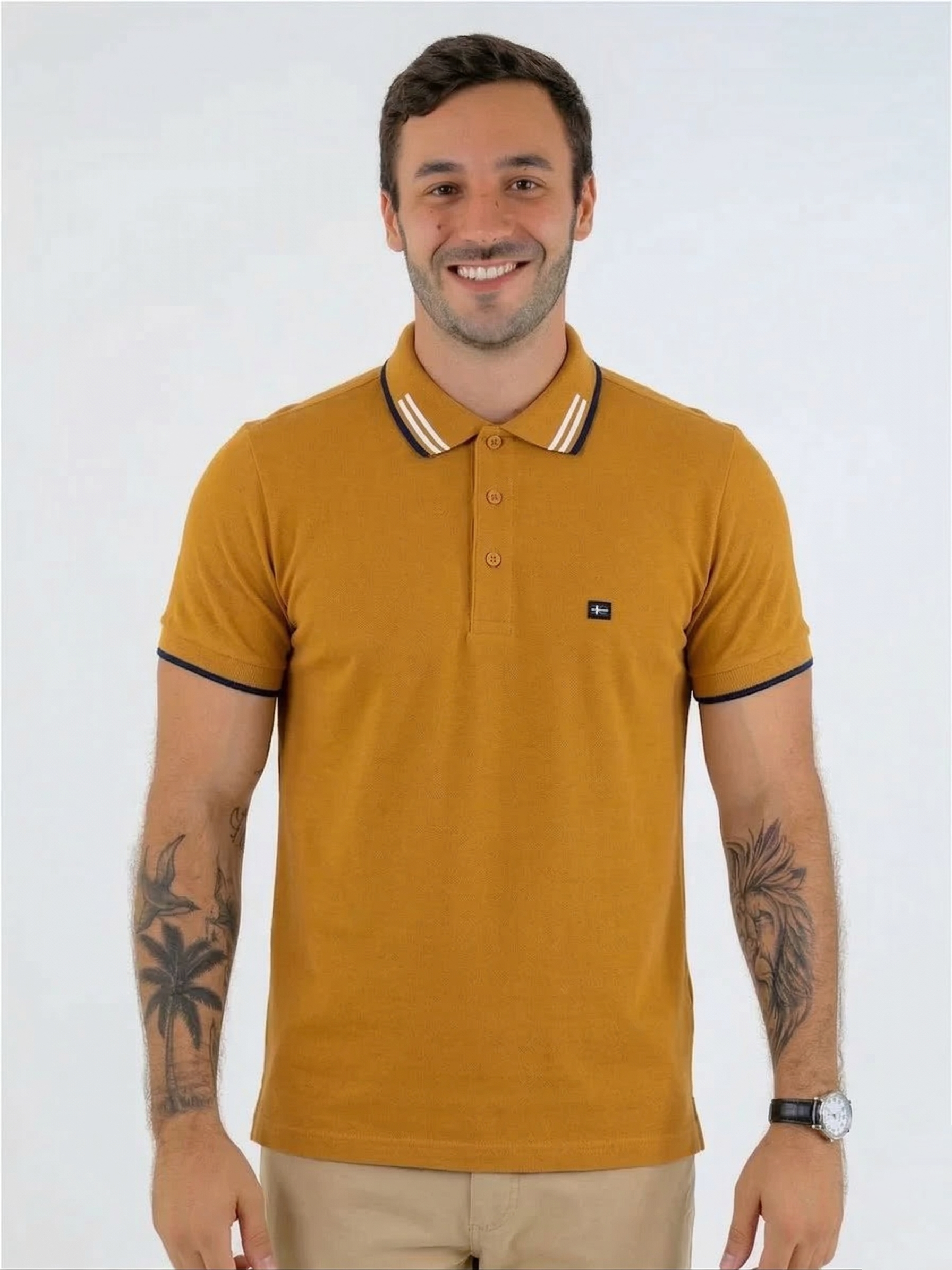 POLO ALGODÃO PENTEADO REF: 2004PAATU1