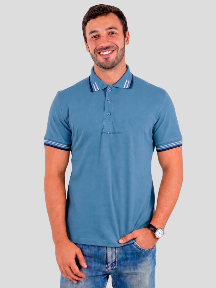 POLO ALGODÃO PENTEADO REF: 2010PAATU1