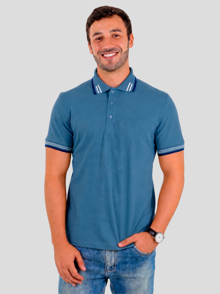 POLO ALGODÃO PENTEADO REF: 2041PAATU1