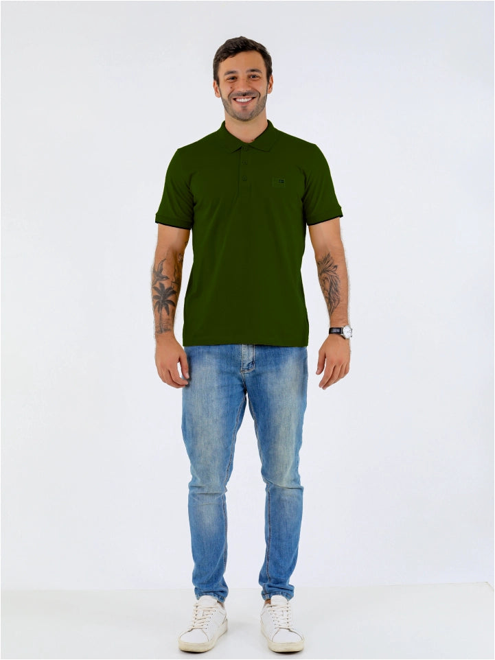 POLO ALGODÃO PENTEADO REF: 2005PAATU1