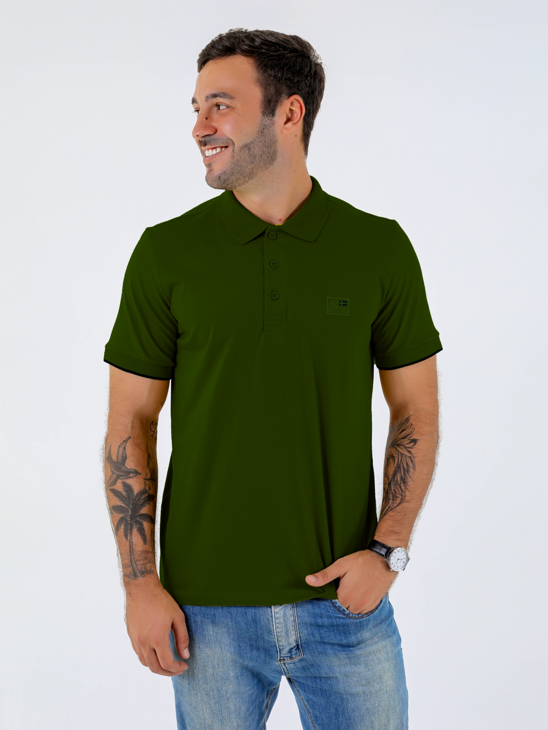 POLO ALGODÃO PENTEADO REF: 2005PAATU1