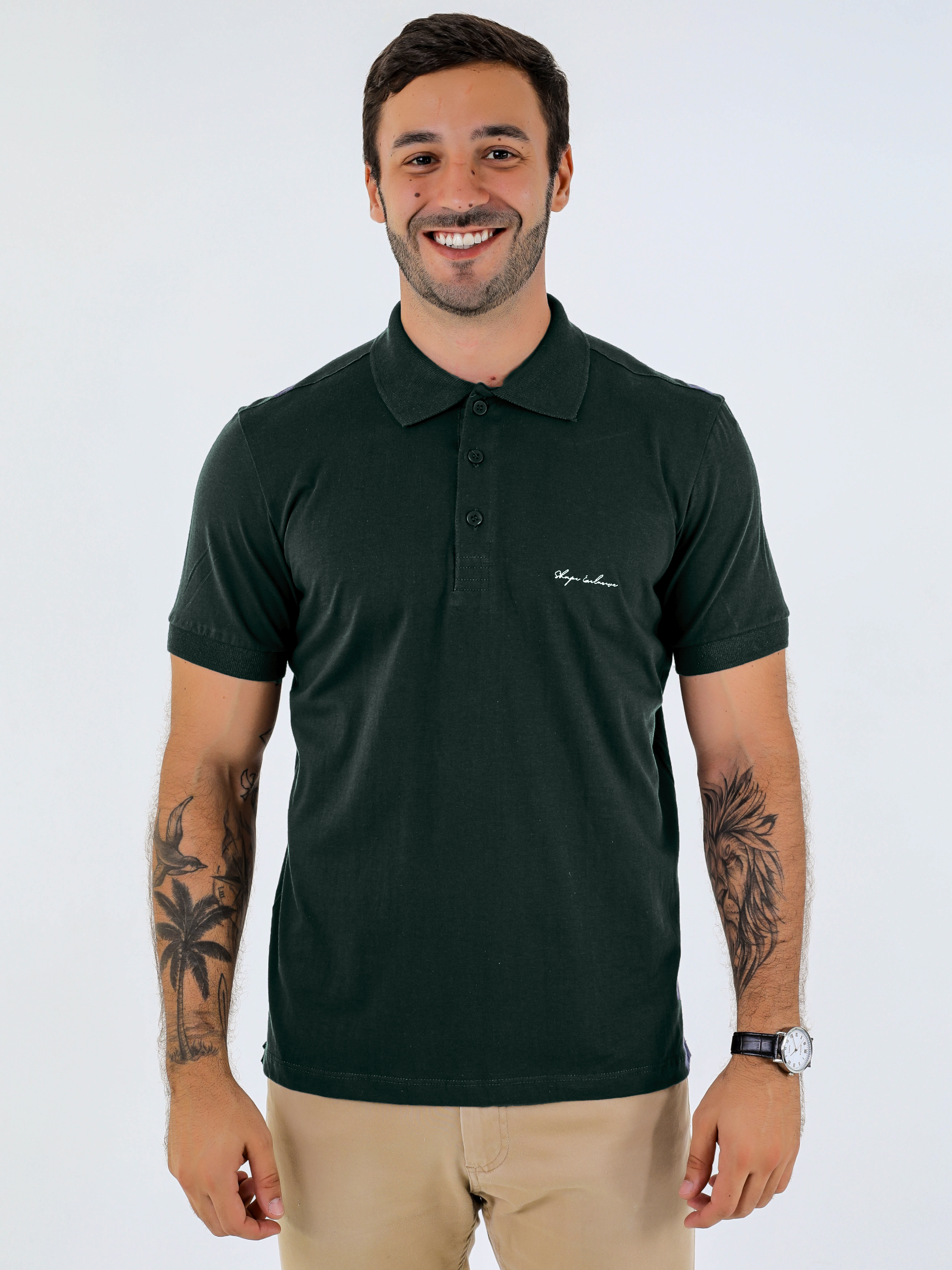 POLO ALGODÃO PENTEADO REF: 2001PAATU1