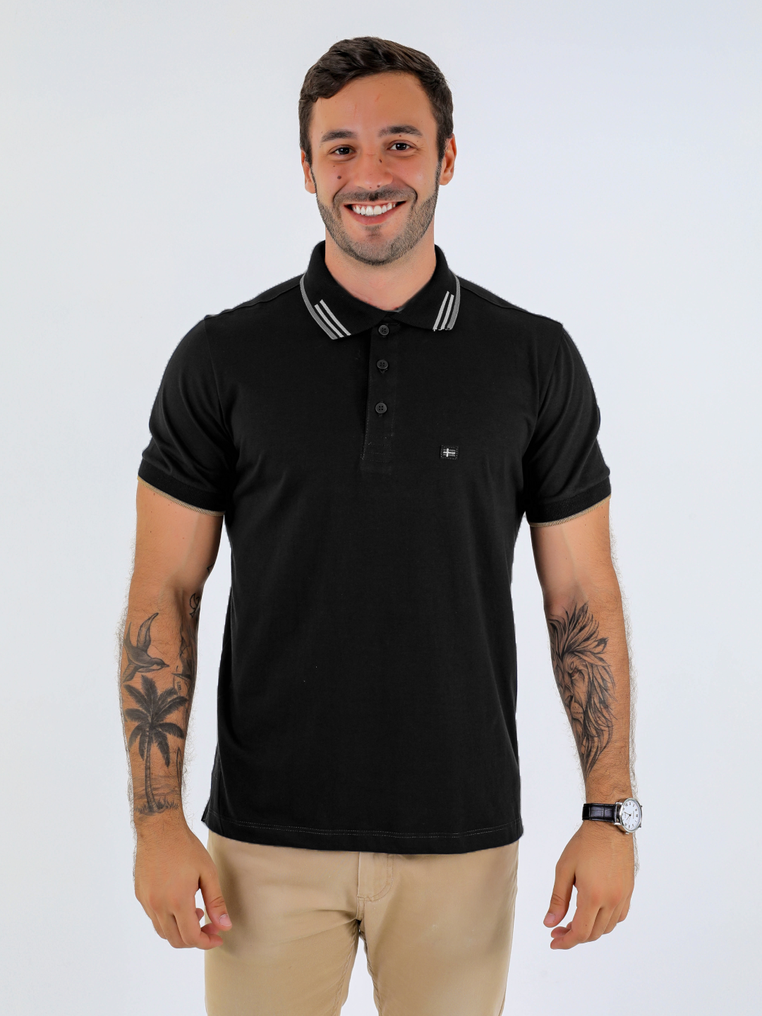 POLO ALGODÃO PENTEADO REF: 2004PAATU1