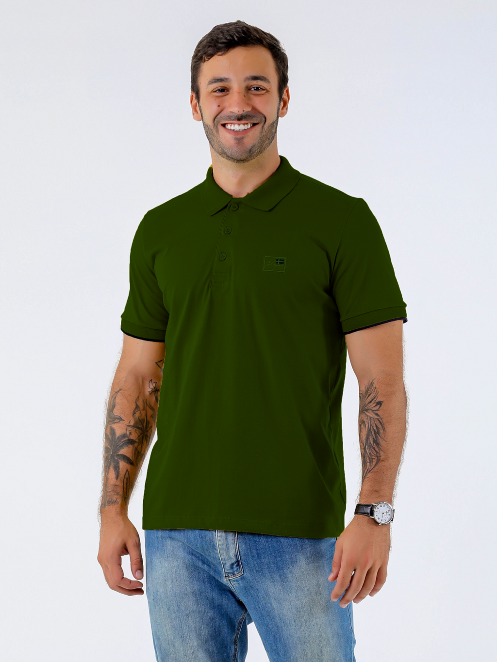 POLO ALGODÃO PENTEADO REF: 2005PAATU1