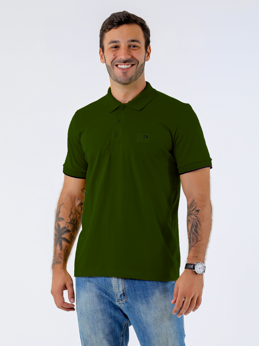 POLO ALGODÃO PENTEADO REF: 2005PAATU1