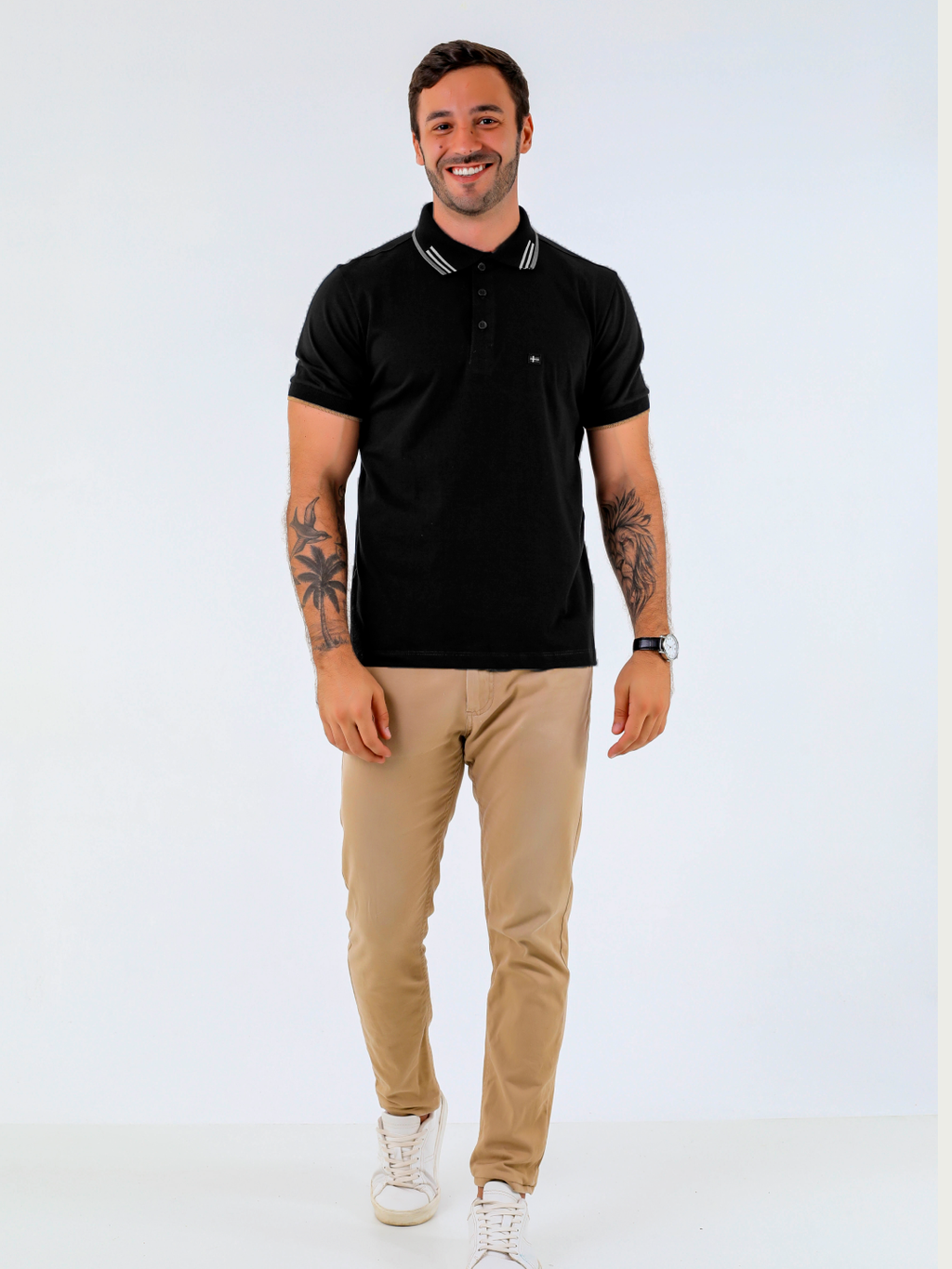 POLO ALGODÃO PENTEADO REF: 2004PAATU1