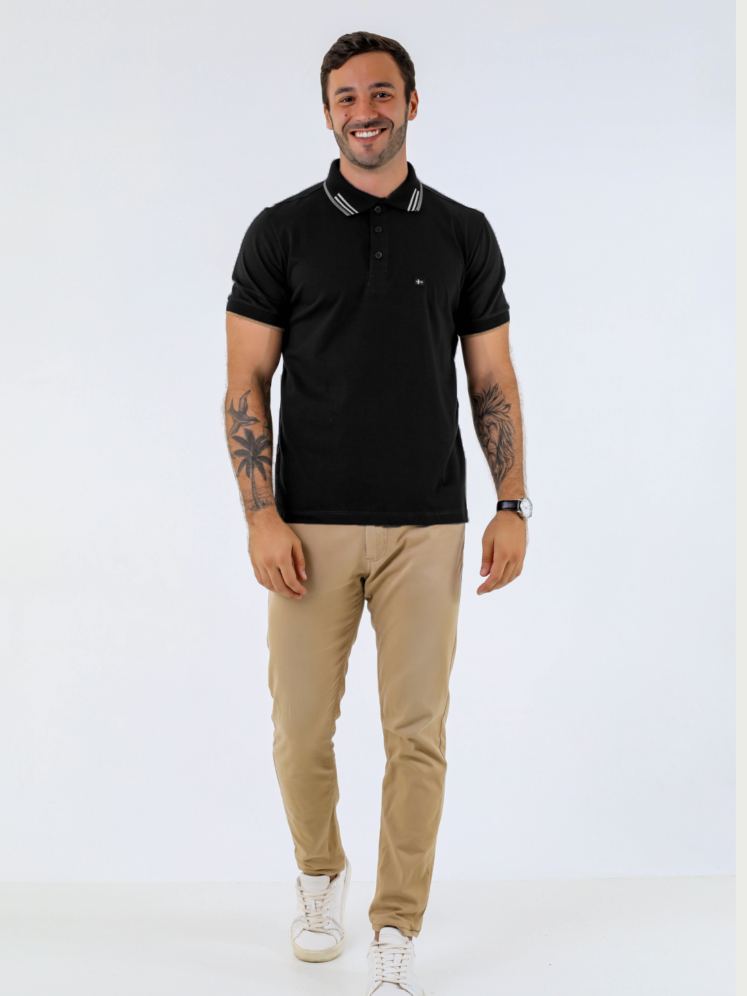 POLO ALGODÃO PENTEADO REF: 2004PAATU1